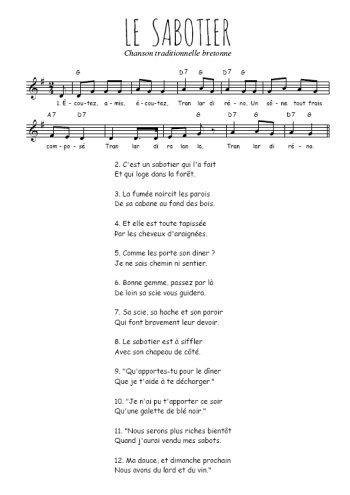 Le sabotier